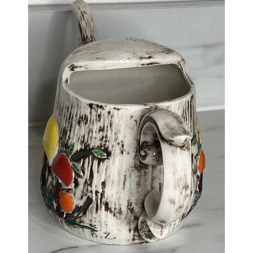 Vintage Arnels Mushroom Watering Can Pot Mid Century Brady Bunch